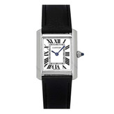 ساعت مچی زنانه کارتیه تانک مشکی Cartier Tank