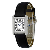 ساعت مچی زنانه کارتیه تانک مشکی Cartier Tank