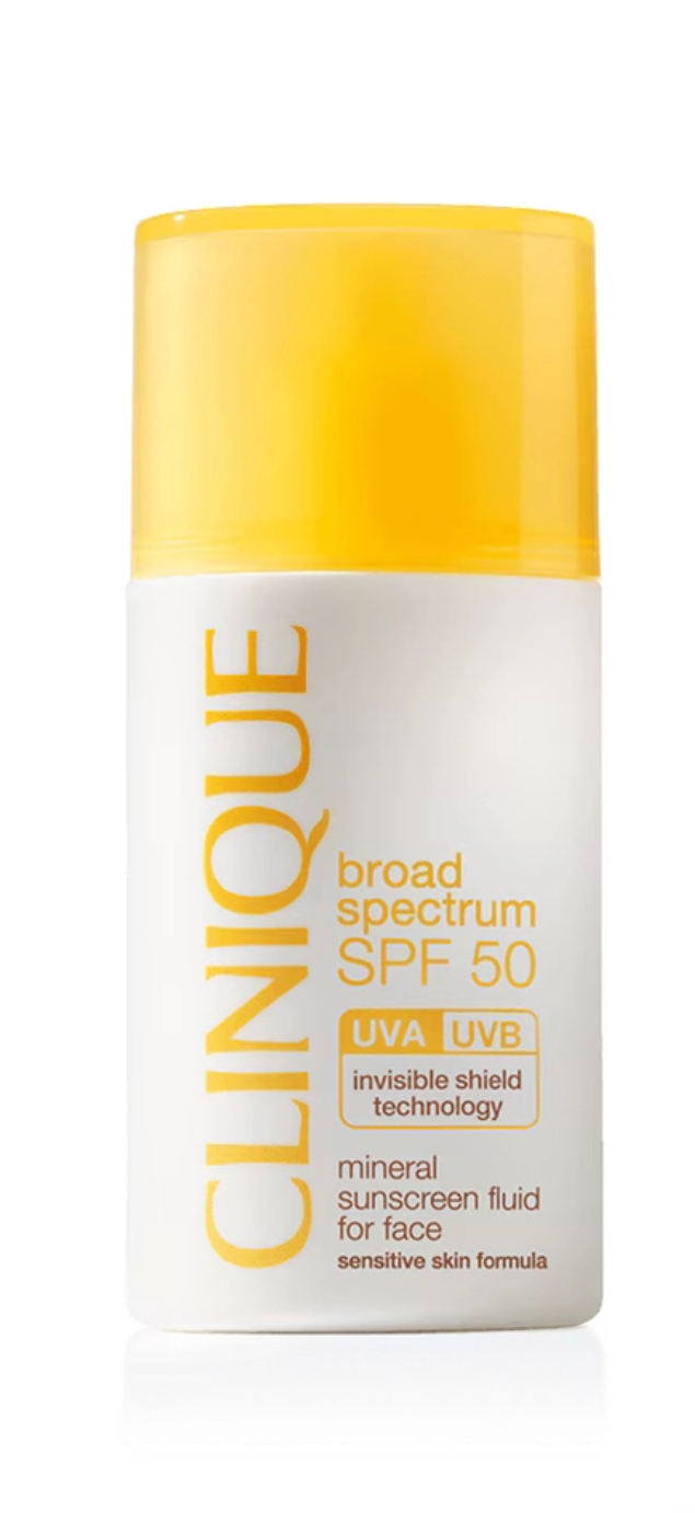 کرم ضدآفتاب مینرال پوست حساس کلینیک با محافظت بالا SPF50