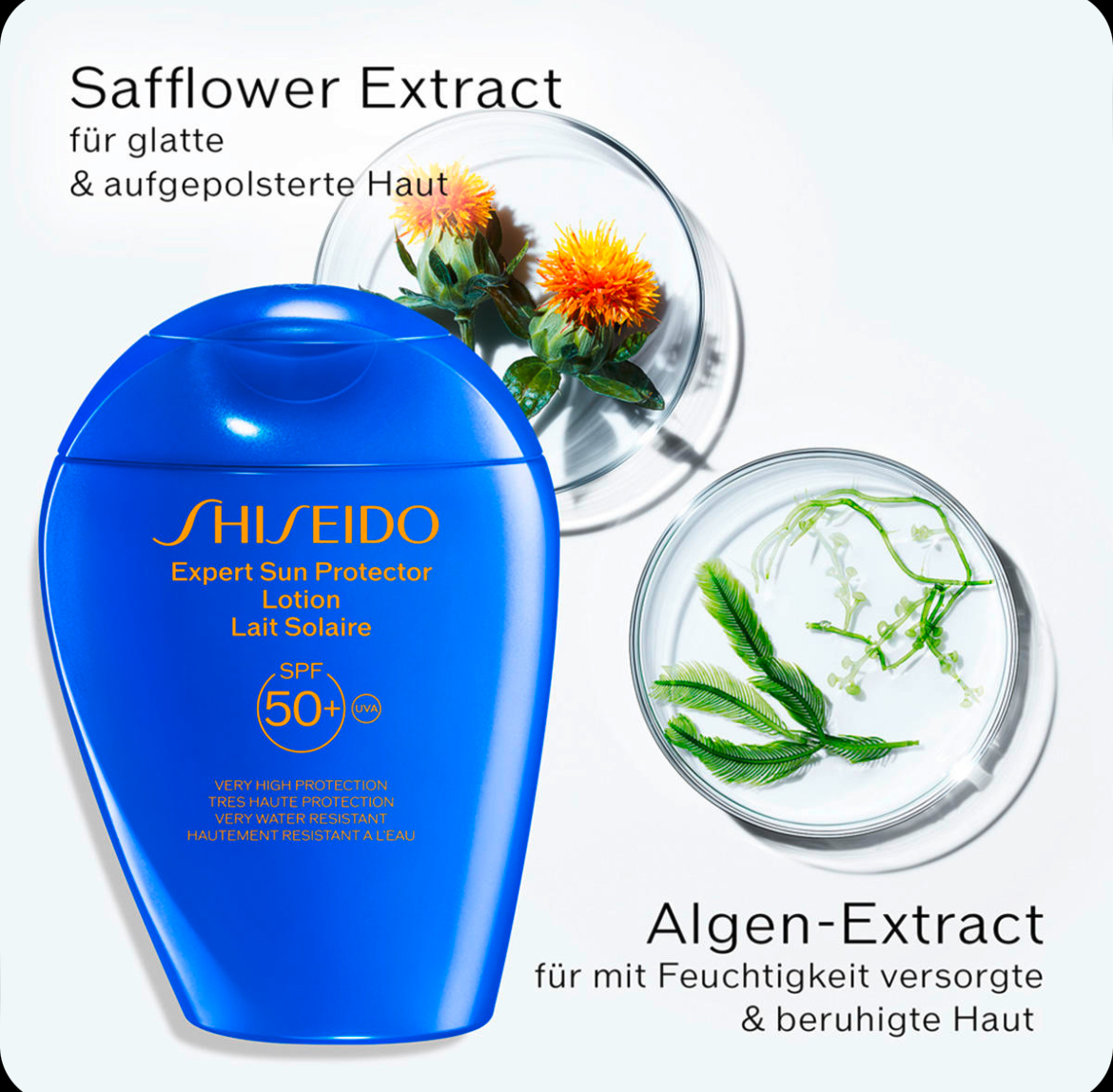 لوسیون ضدآفتاب شیسیدو spf50+ | محافظ قوی صورت و بدن