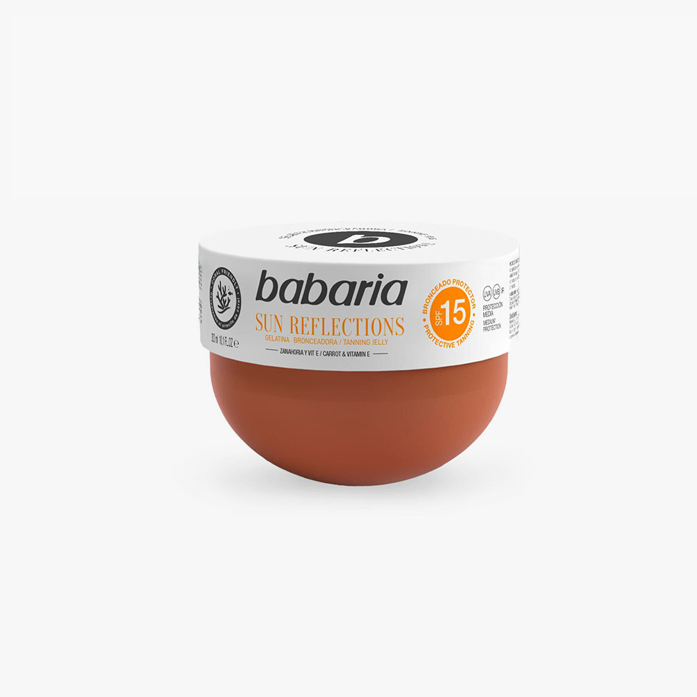 ژل برنزه کننده باباریا سان رفلیکشن SPF15