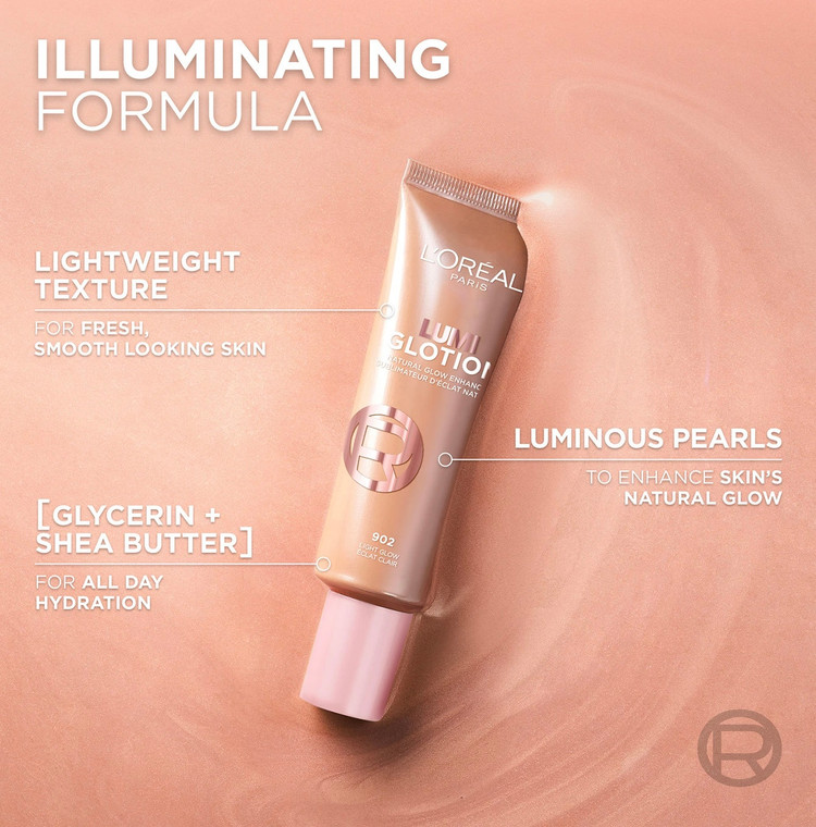 کرم درخشان کننده پوست لومی گلوشن لورئال Lumi Glotion Cream